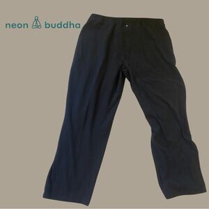 Neon Buddha Black Stretch Pants Women’s 2X – Comfort Fit Cotton Blend